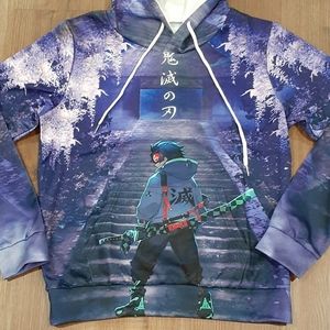 Tanjiro Kamado Demon Slayer Anime Cosplay Hoodie